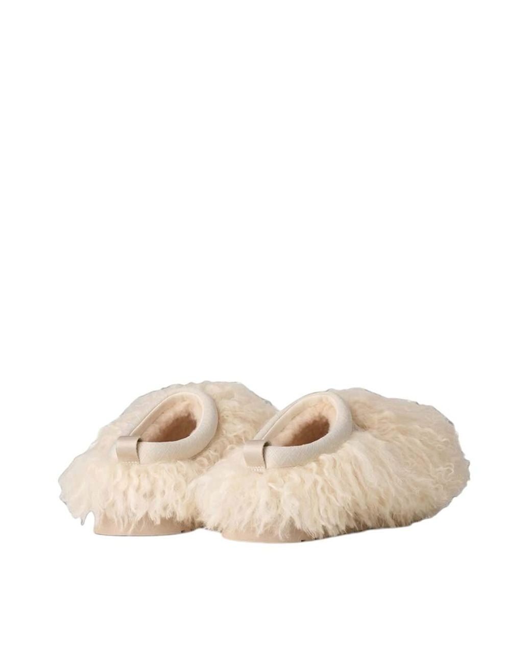 Ugg Natural Textured Fluff Slides