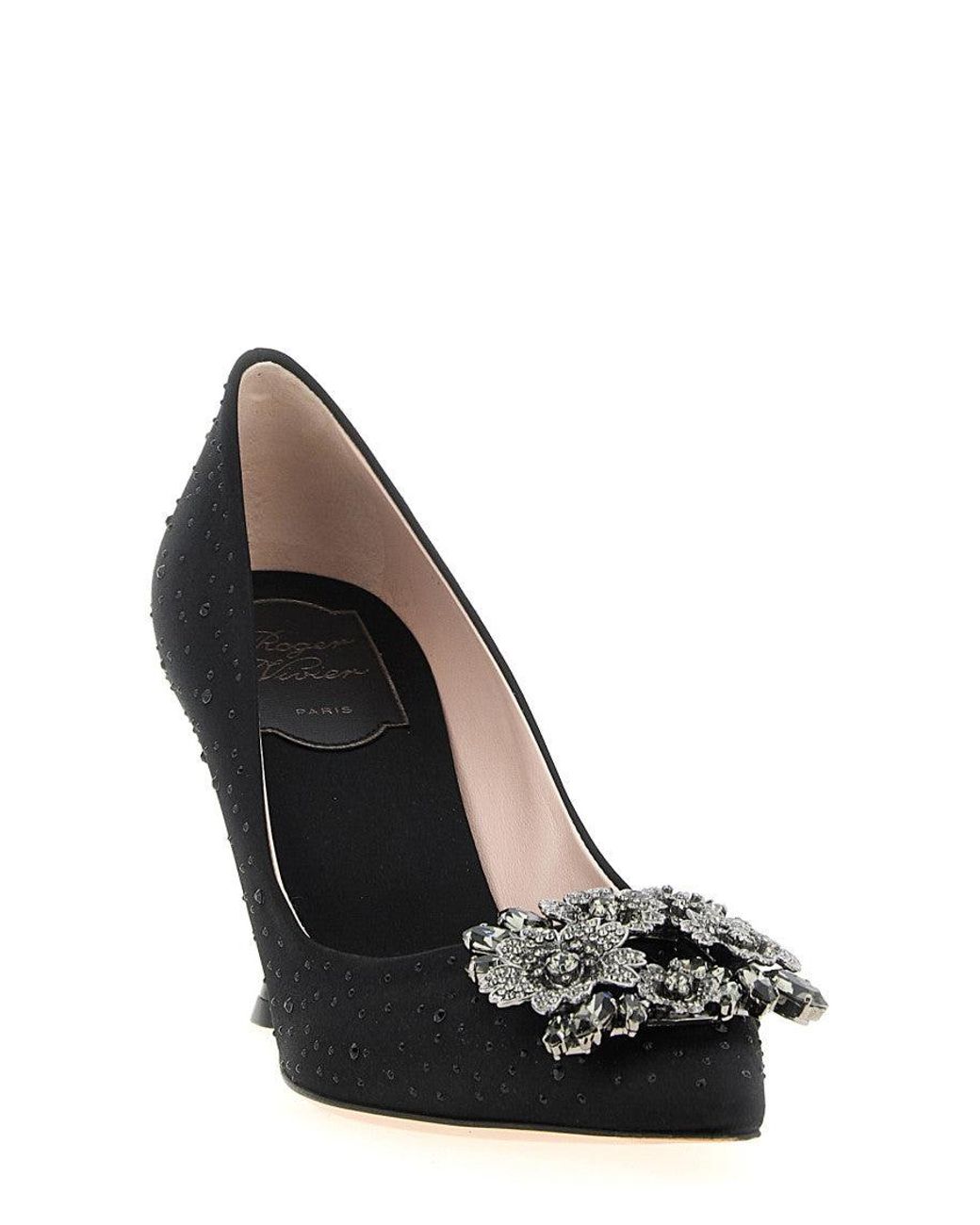 Roger Vivier Black Slip On Pumps