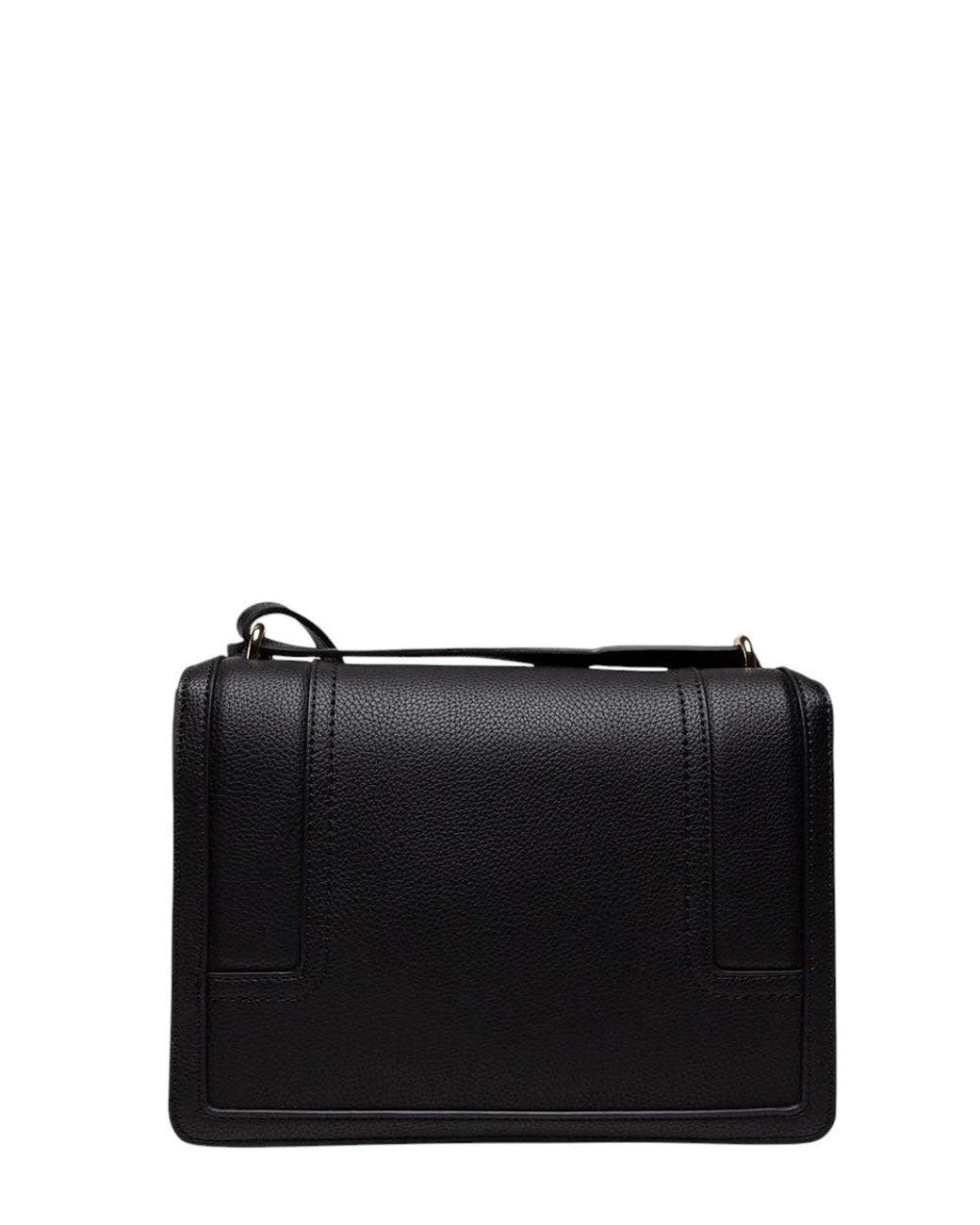 Love Moschino Black Logo Medium Shoulder Bag