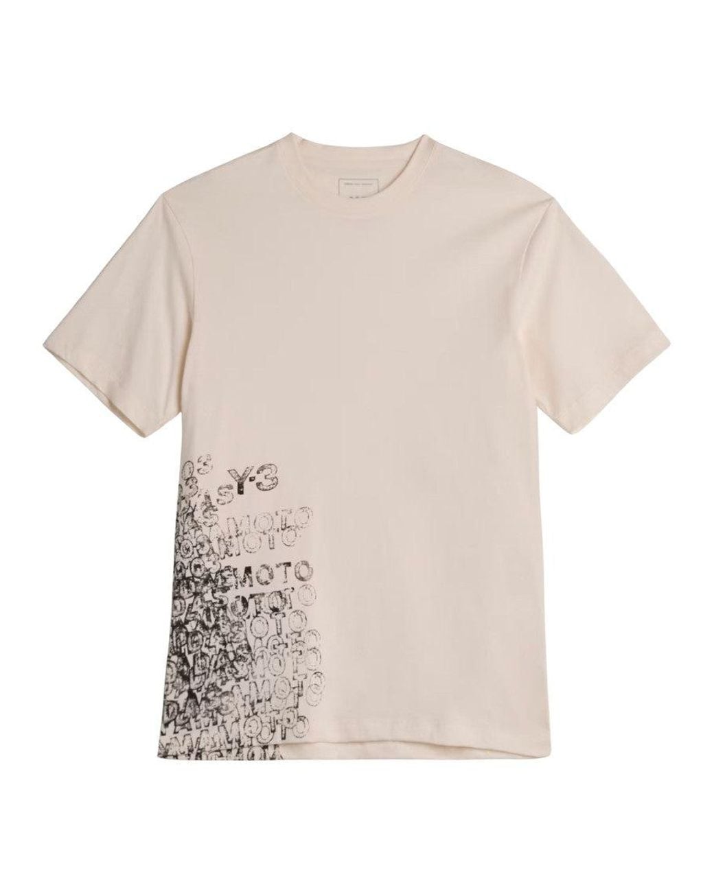 Y-3 White Gfx T-Shirt for men