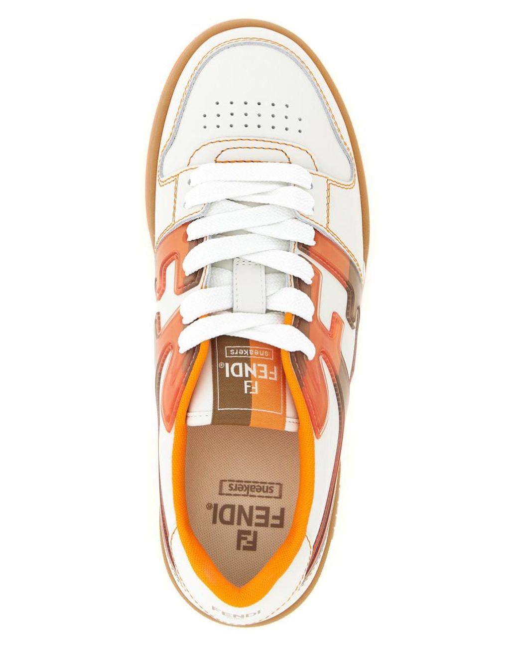 Fendi White Match' Sneakers for men