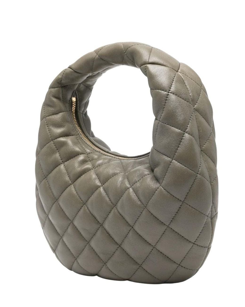 Saint Laurent Gray Icarino Small Hobo