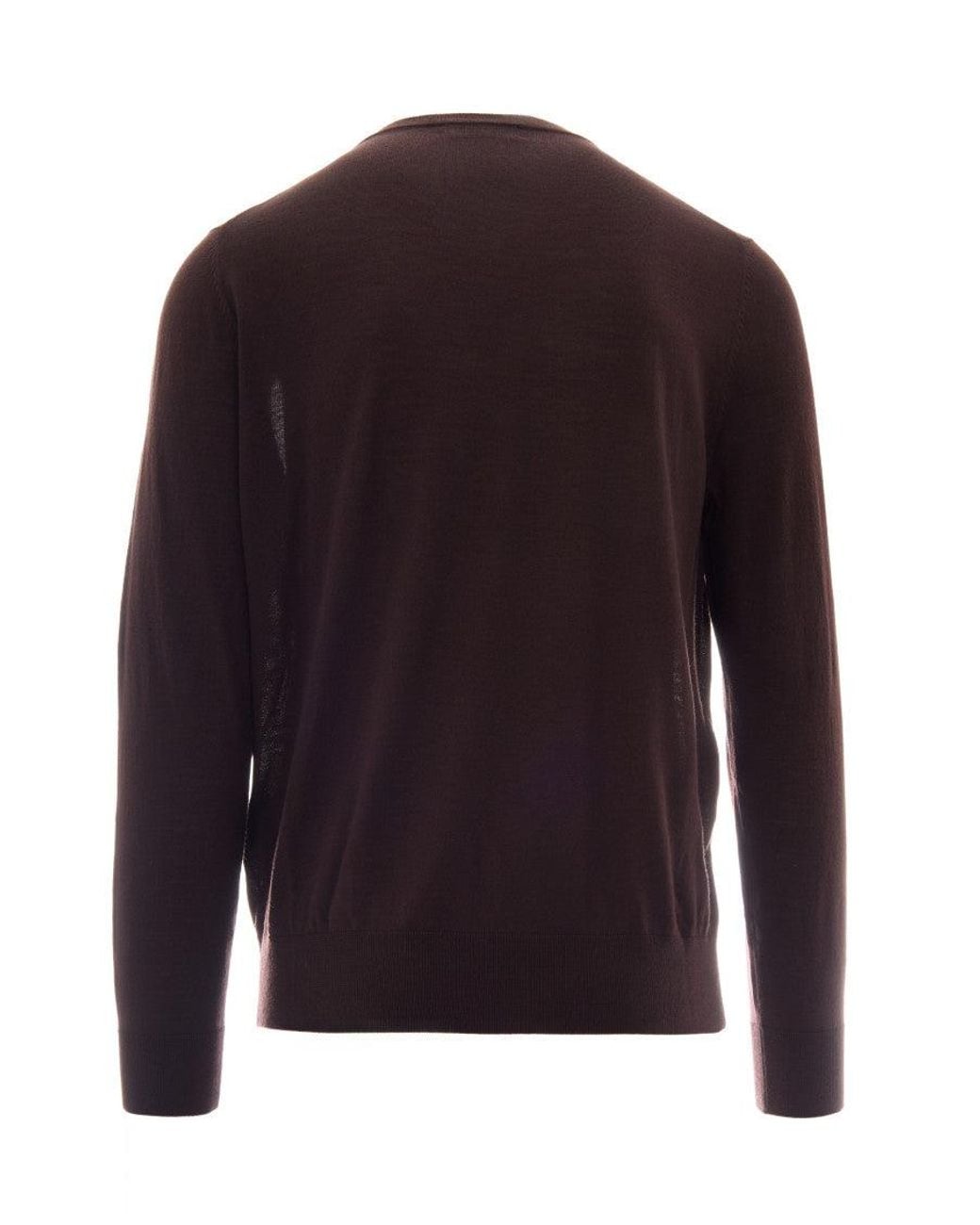 Ballantyne Brown Dark Solid Sweater for men