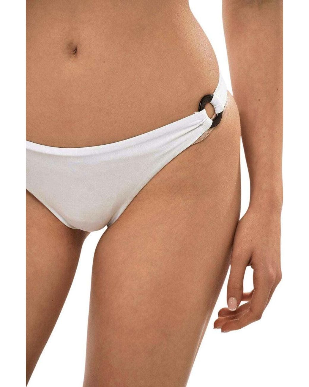 DSquared² White Bikini Bottom Swimwear
