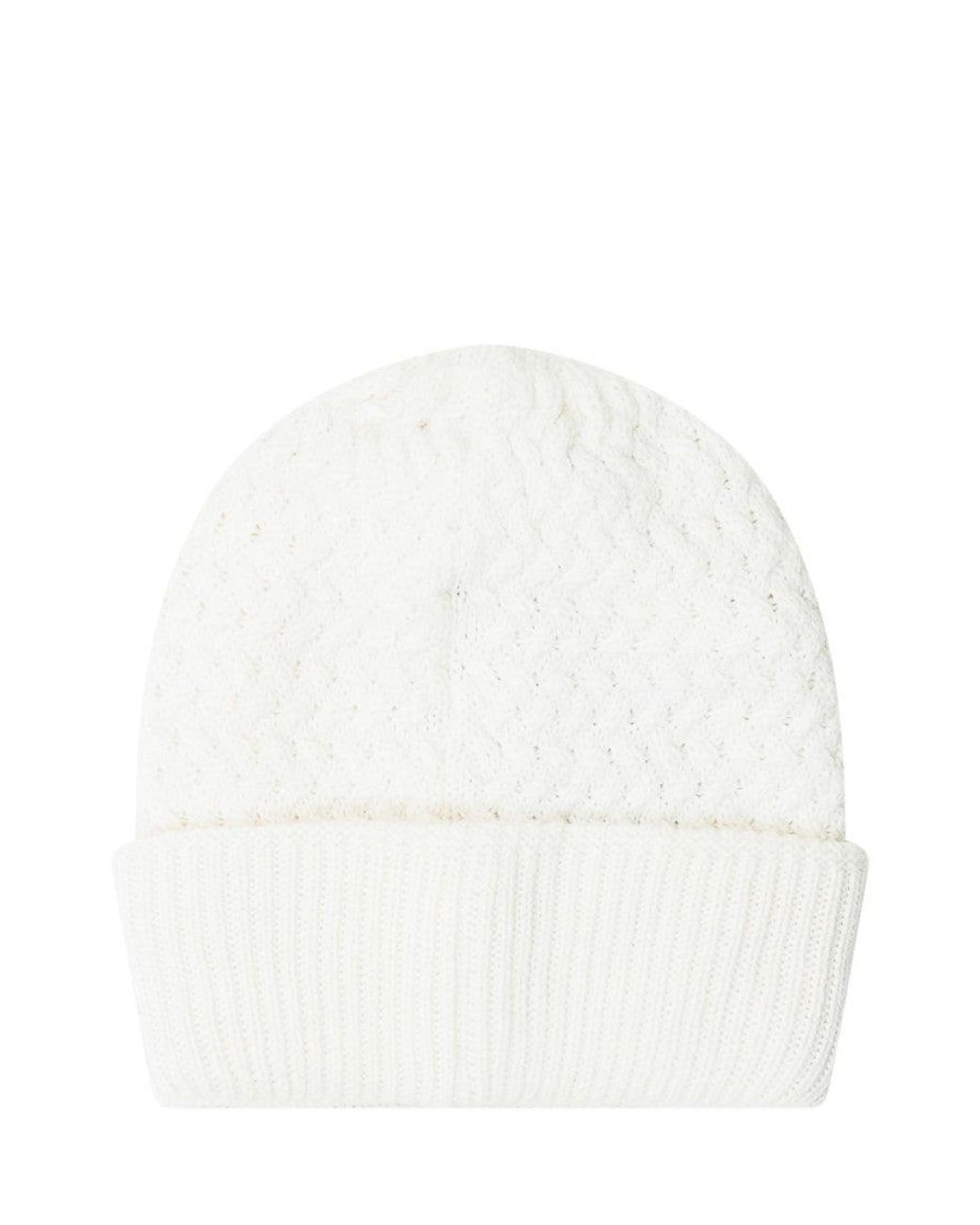 Barrow White Logo Beanies Hat for men