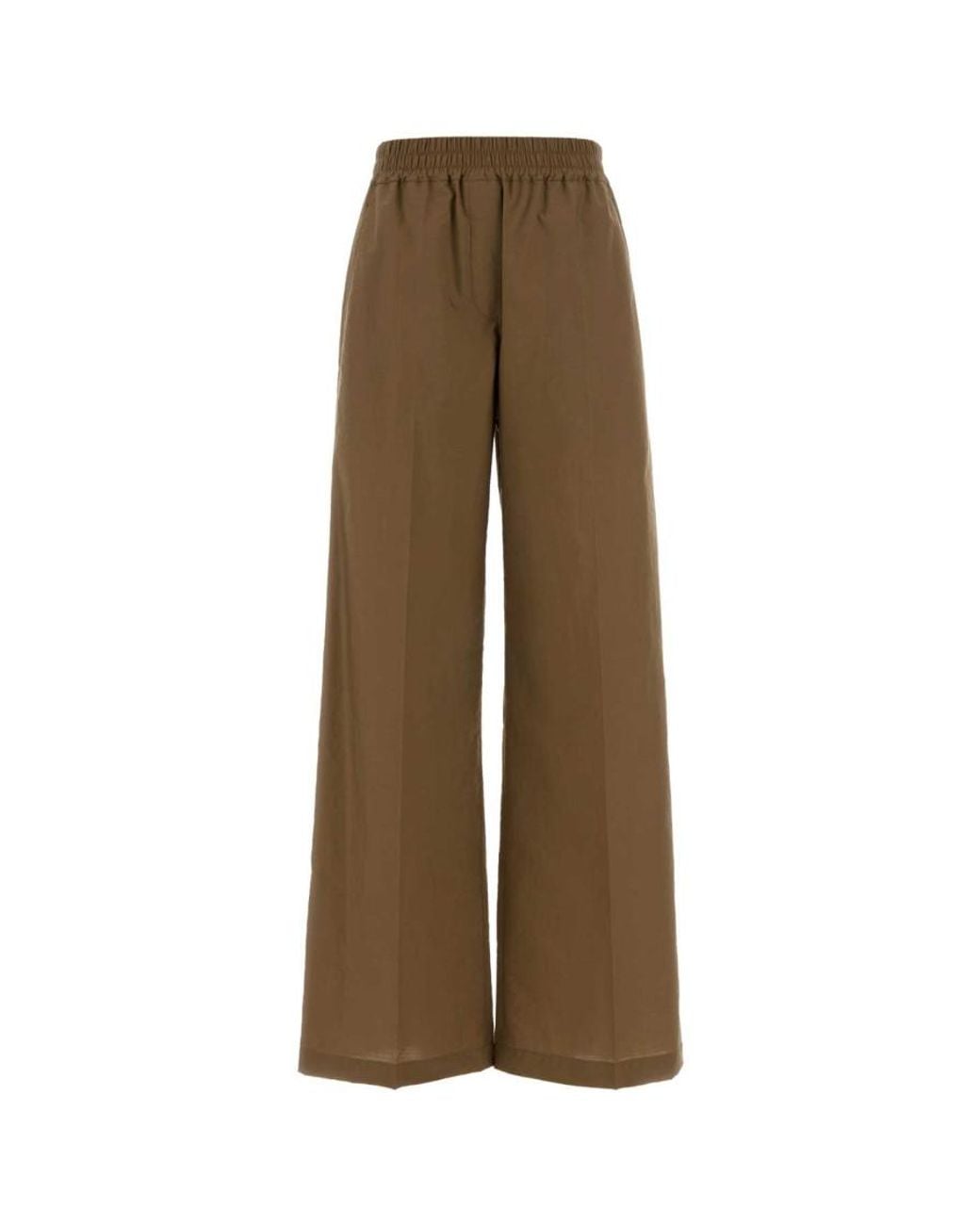 Brunello Cucinelli Natural Loose Elasticated Pant