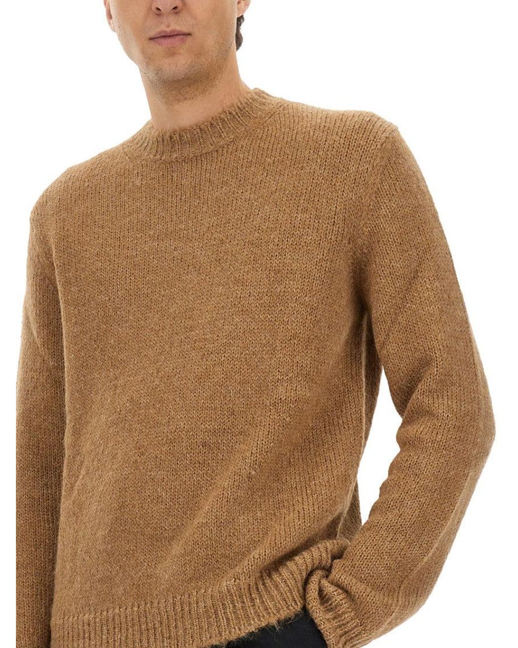 Jil Sander Natural Light Knitted Sweaters for men