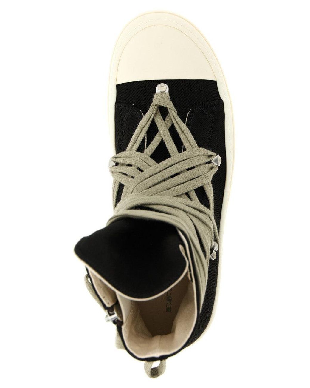 Rick Owens Black Megalace Sneakers for men