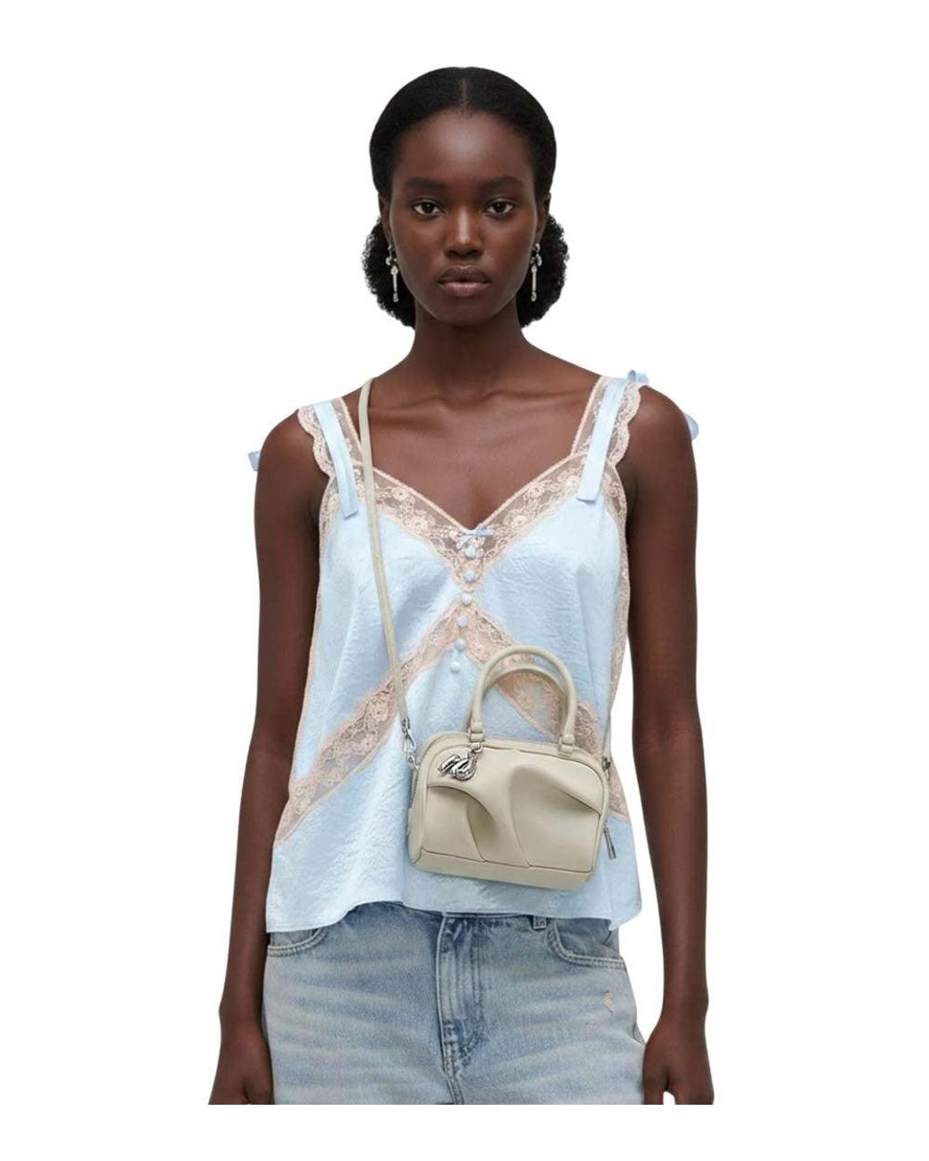 Marc Jacobs Metallic The Wave Mini Satchel