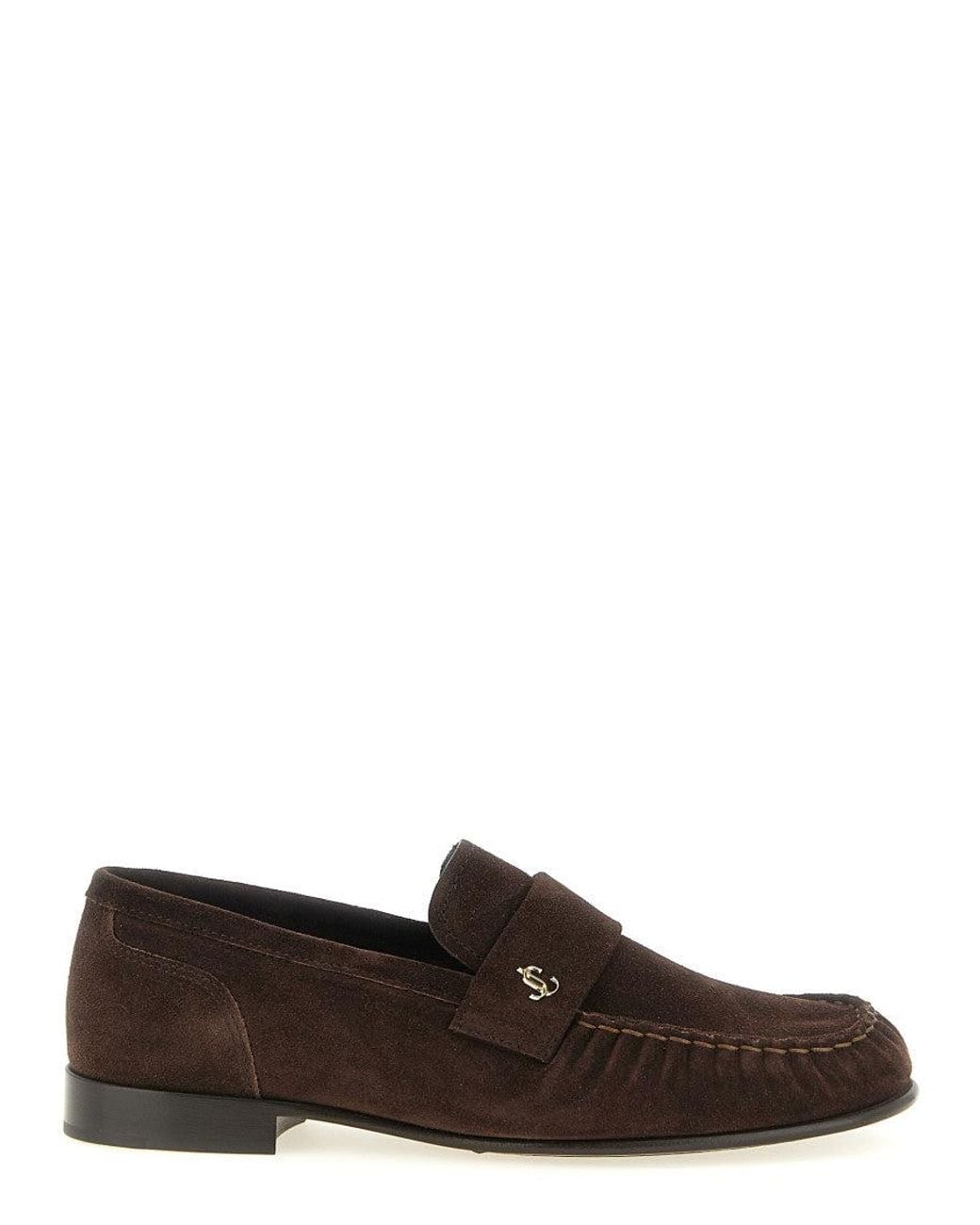 Jimmy Choo Brown Ellis Loafers