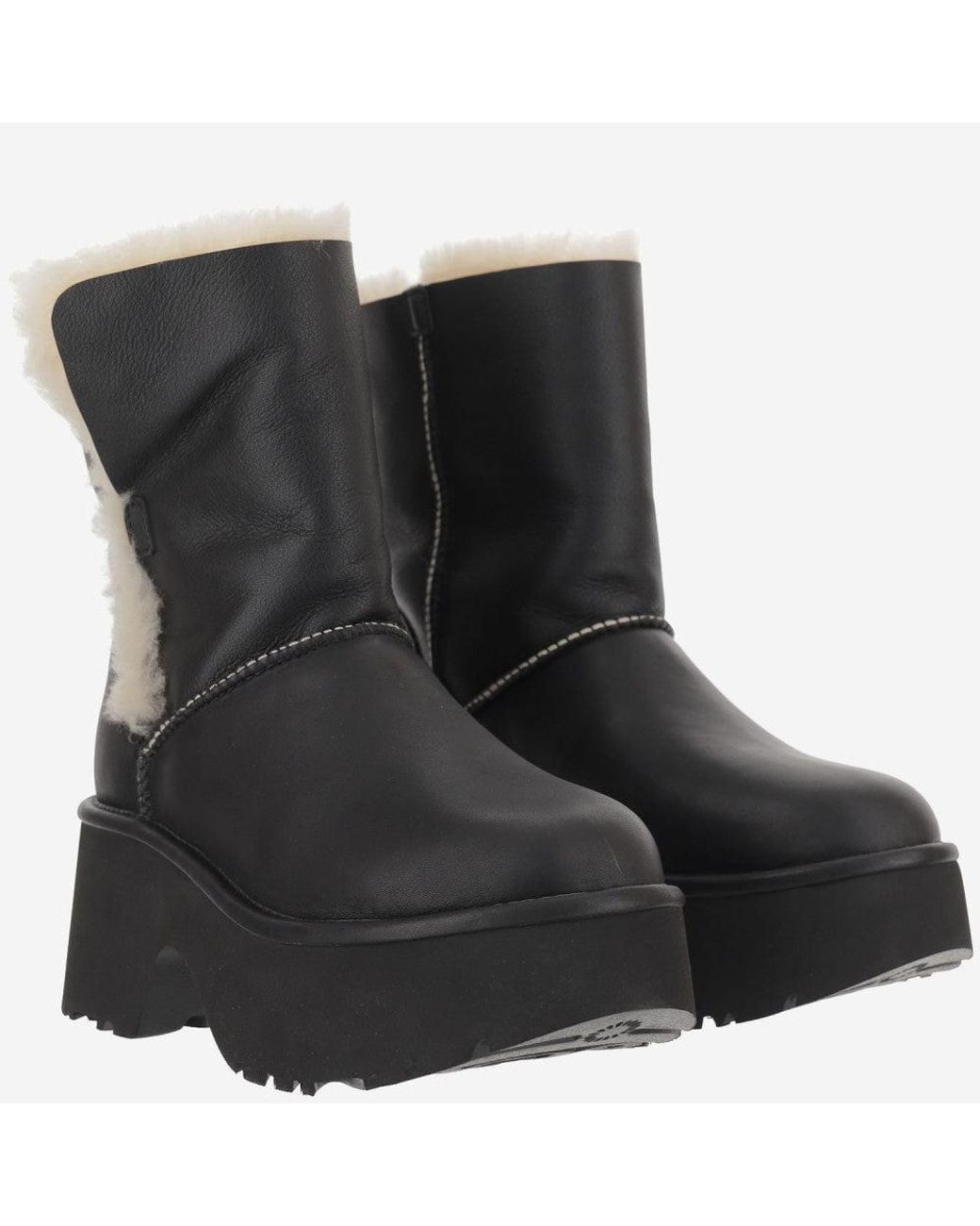 Ugg Black Leather Boots