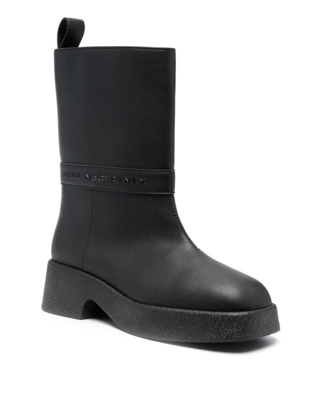 Stella McCartney Black Skyla Rain Boots