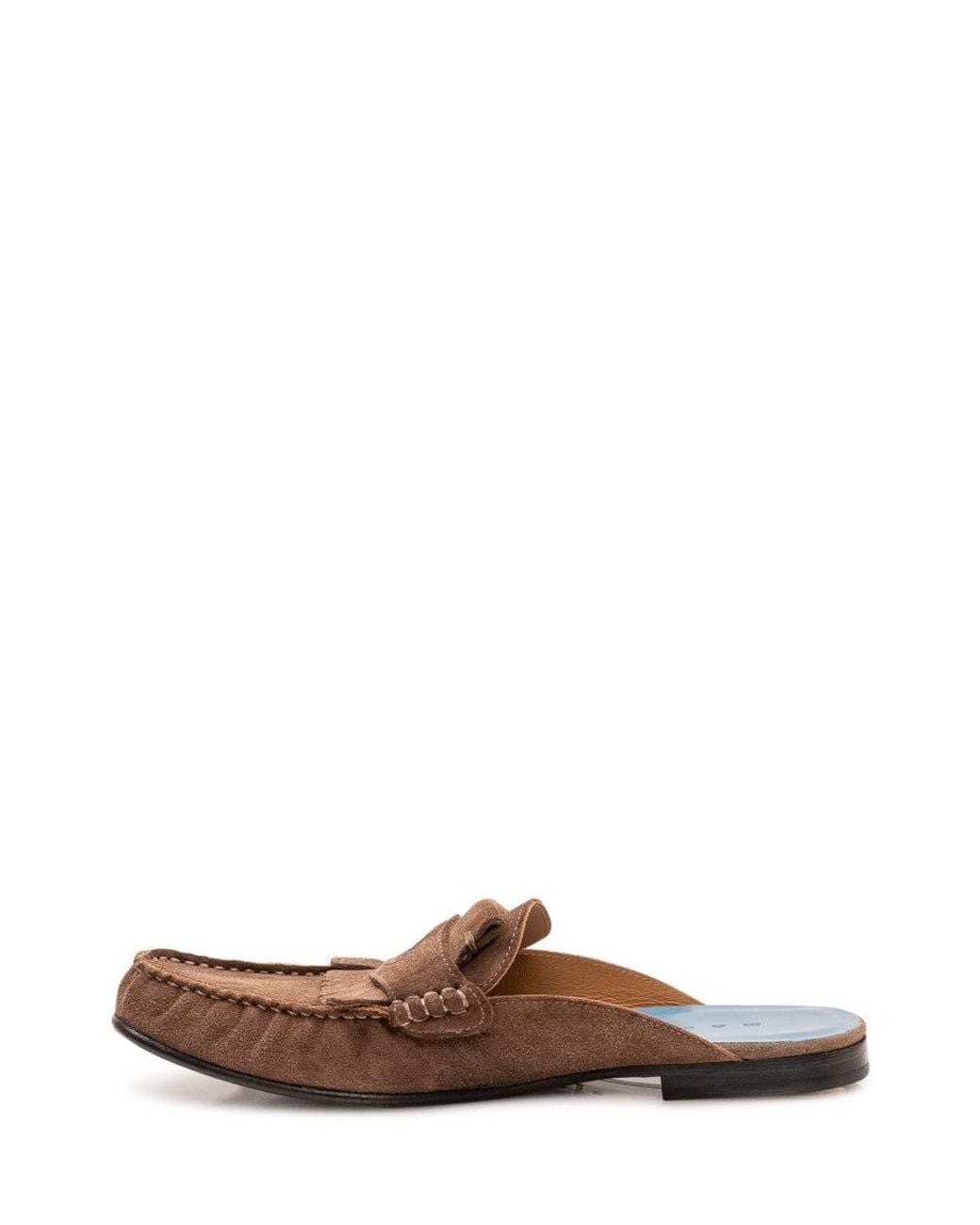 Marni Brown Slip On Mules Loafers for men