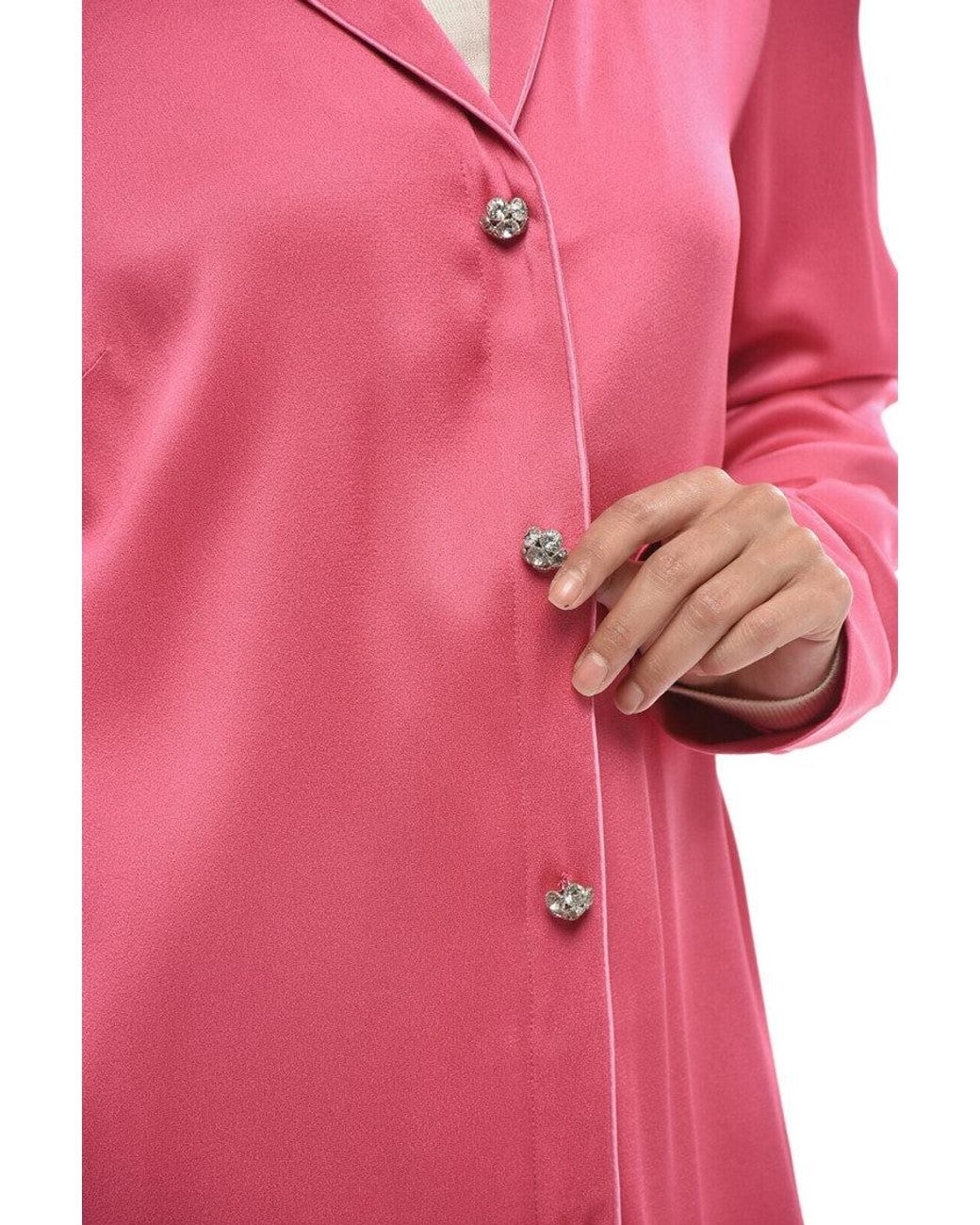 Max Mara Red Regular Solid Shirt