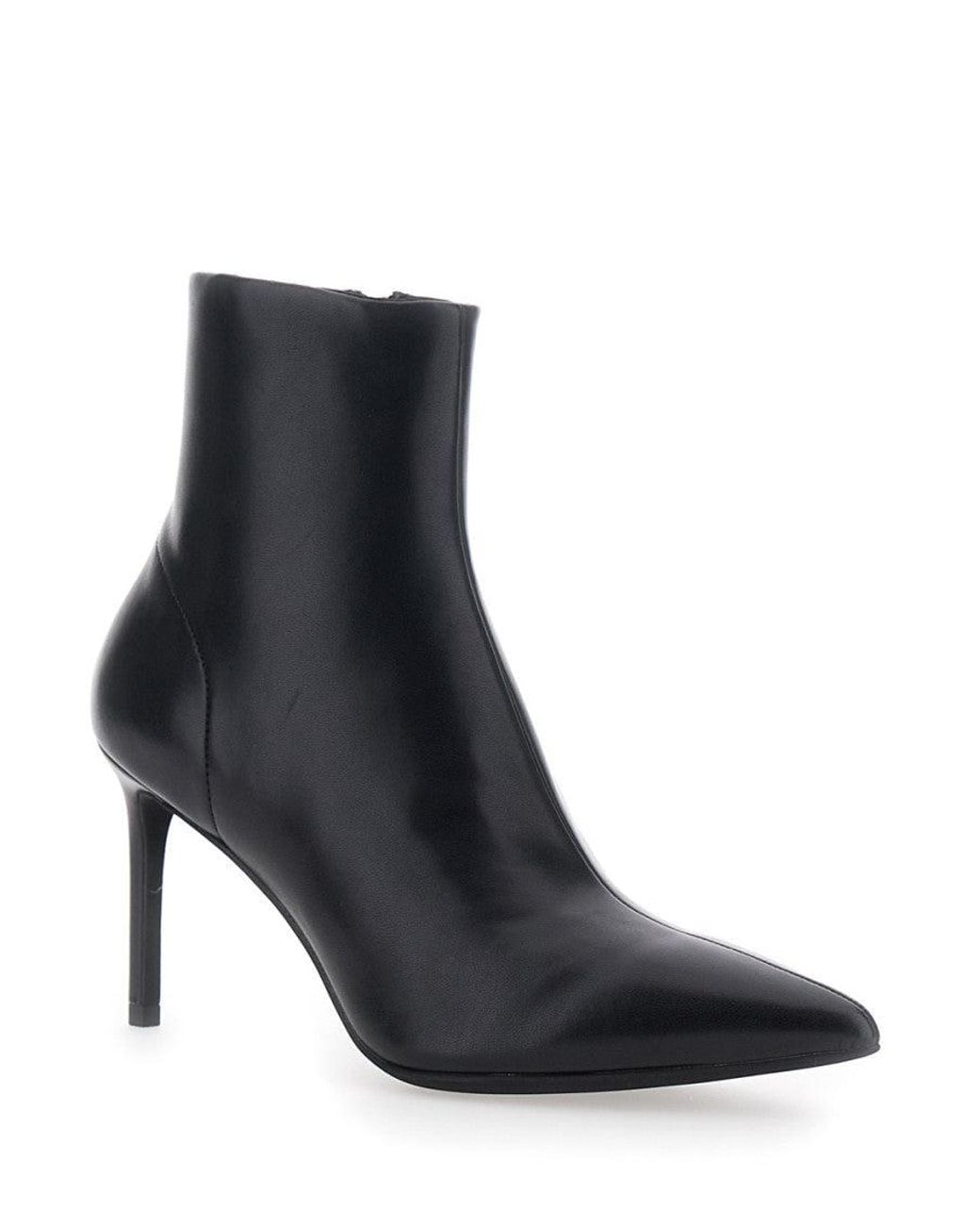 Jeffrey Campbell Black Leather Nixie Boots