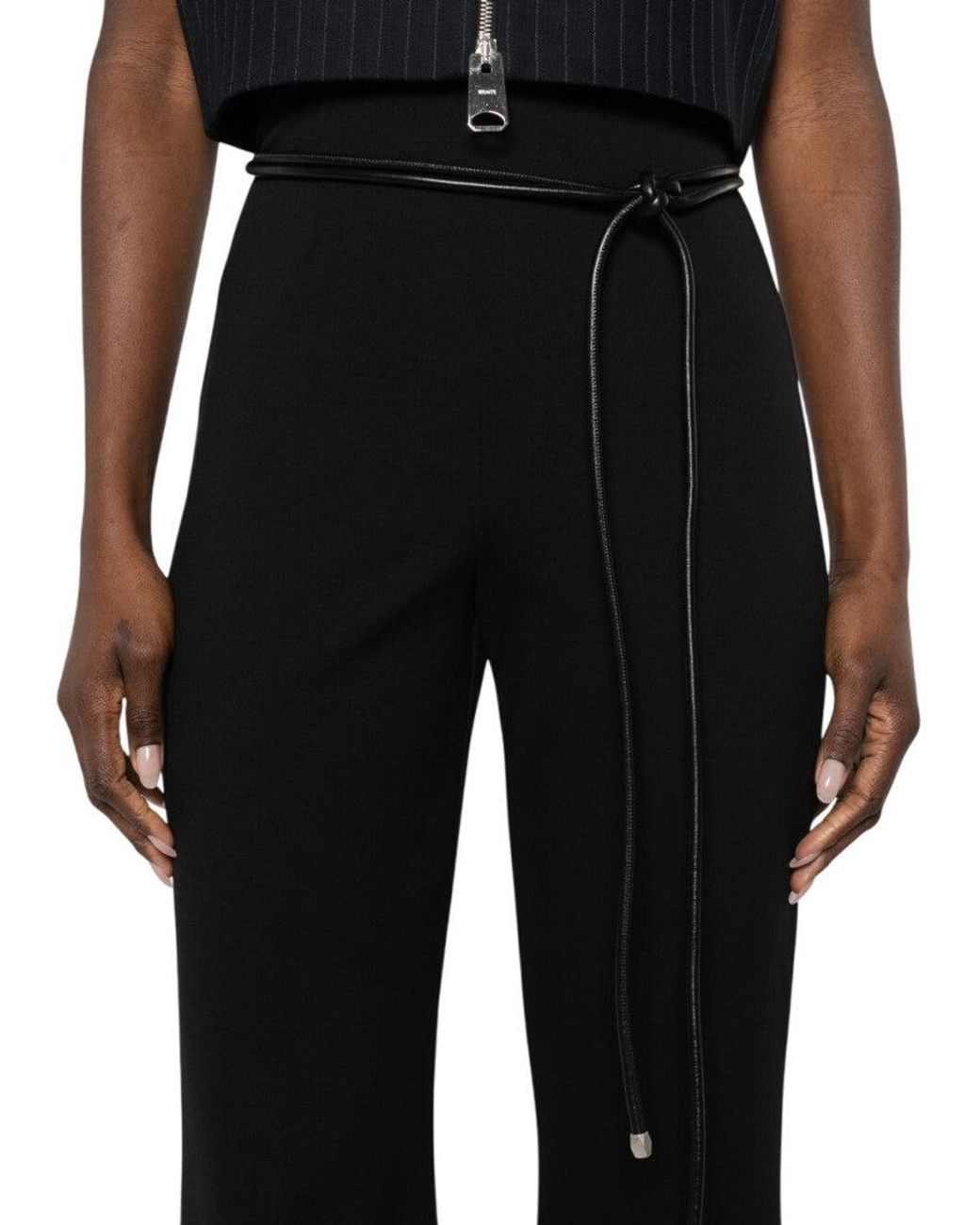 Sportmax Black Token Pants