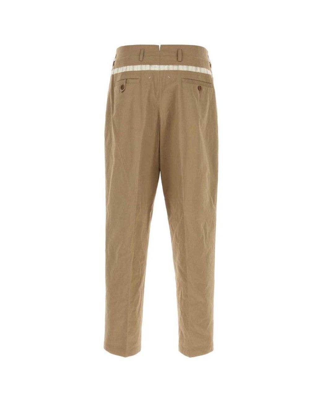 Maison Margiela Natural Light Regular Pants for men