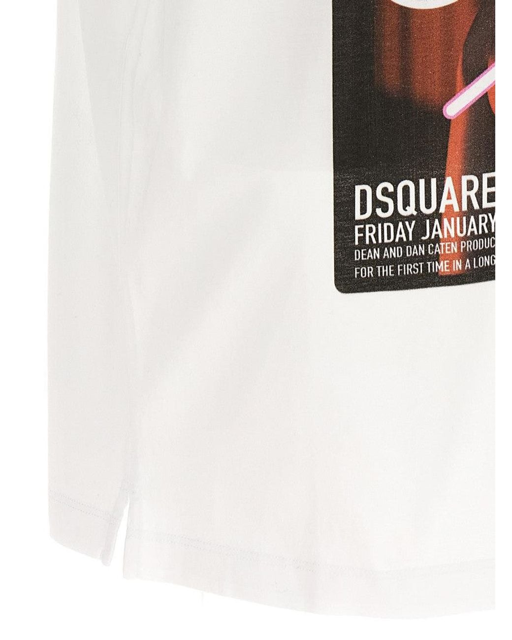 DSquared² White Crew Neck T-Shirt for men