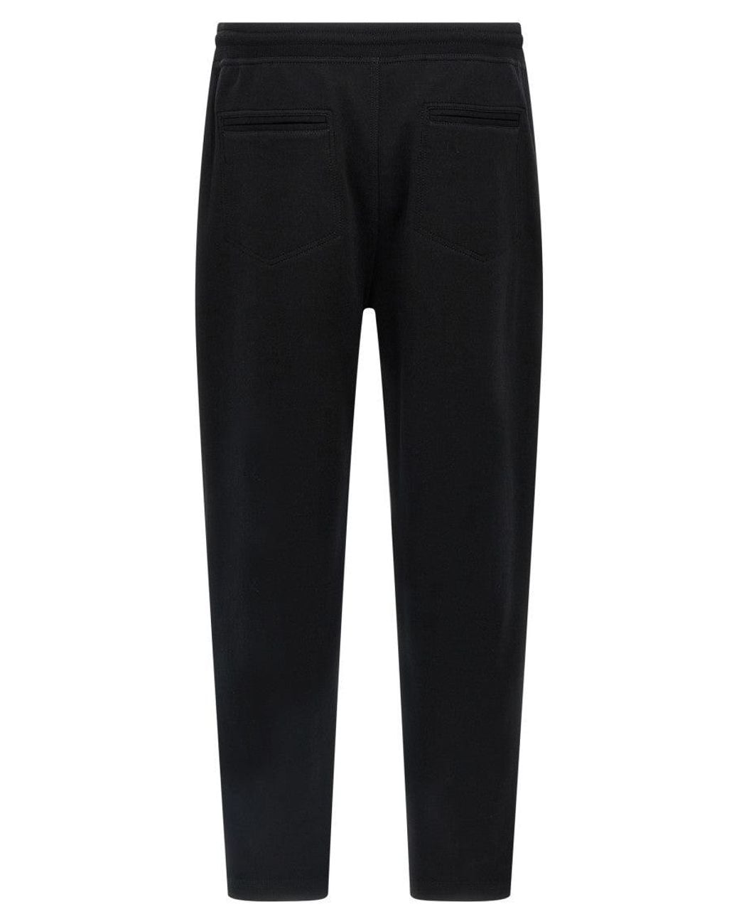 Brunello Cucinelli Black Cotton Blend Sweatpants for men