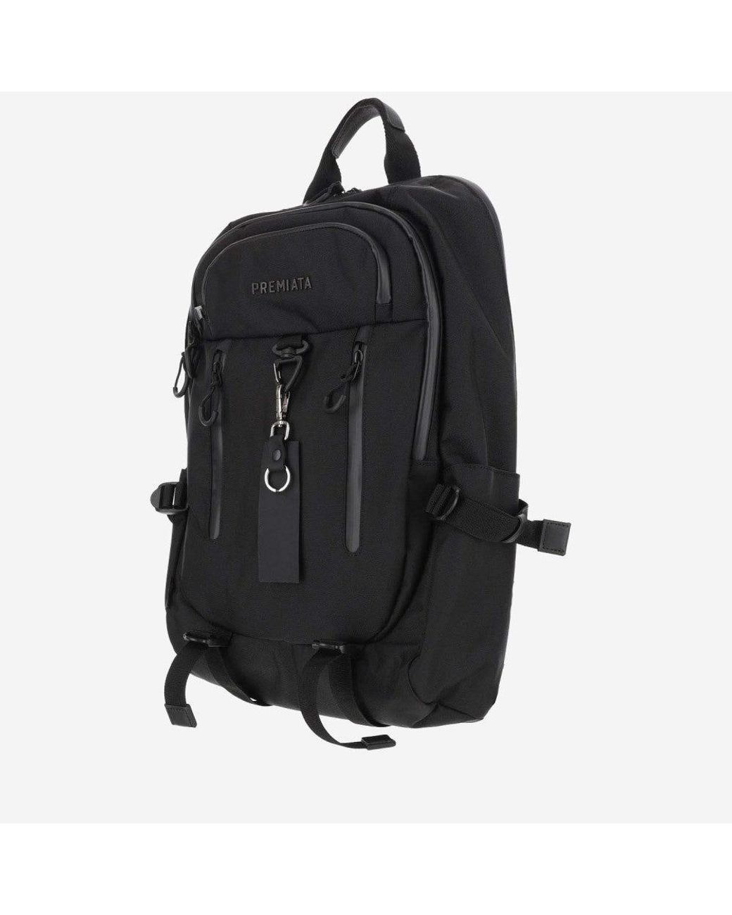 Premiata Black Nylon Ventura Backpack for men