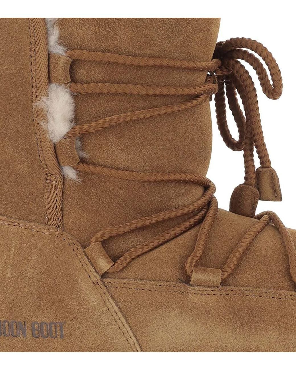 Moon Boot Brown Suede Winter Boots