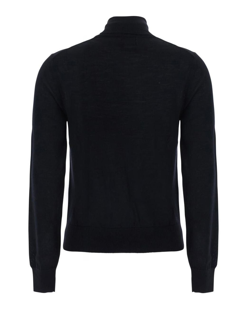 Polo Ralph Lauren Turtle Neck Sweater in Black | Lyst