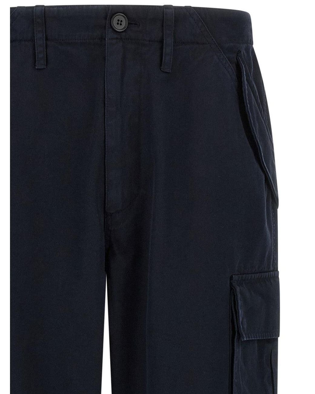 Burberry Blue Cargo Pants for men
