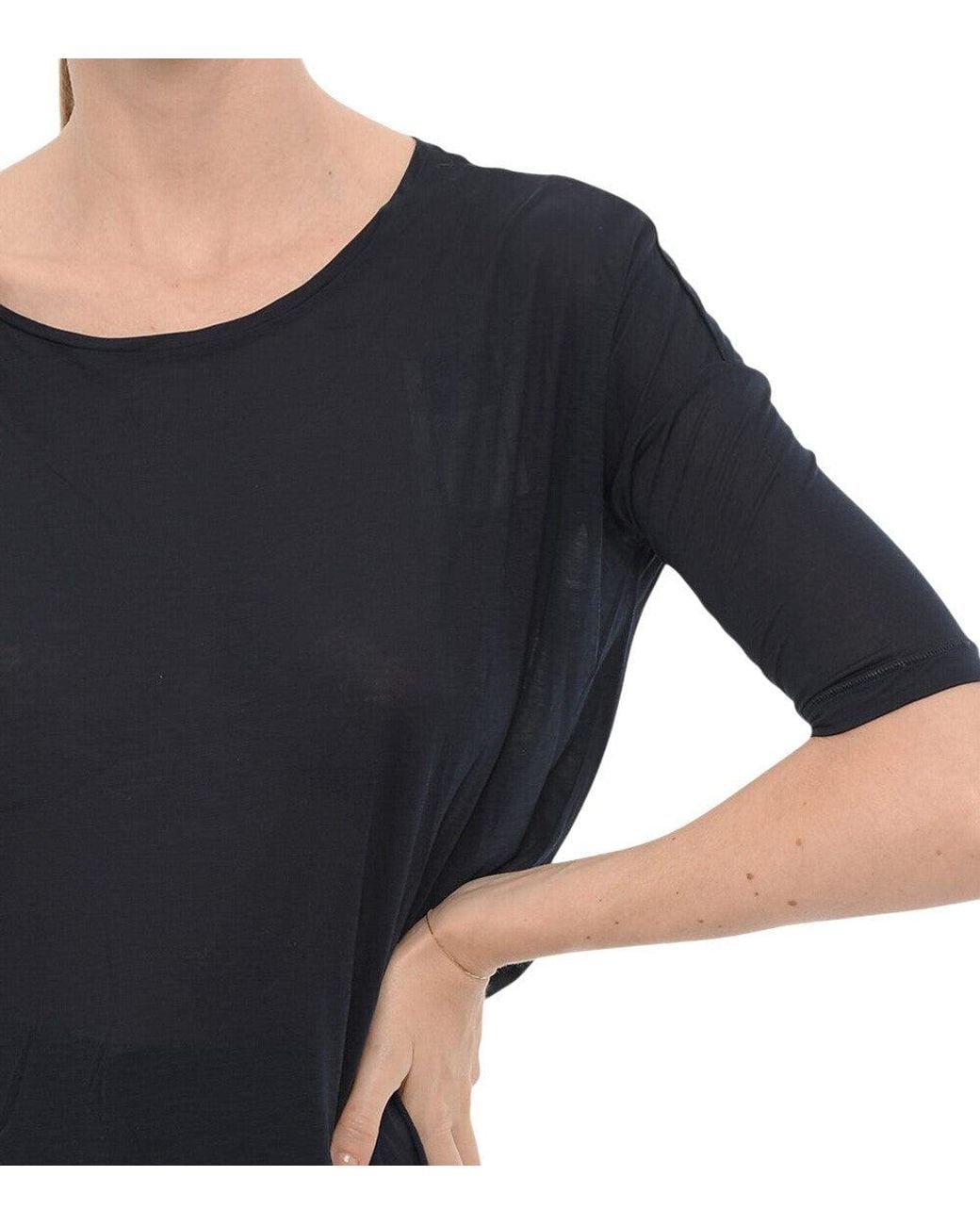 Woolrich Black Dark Round Neck T-Shirt