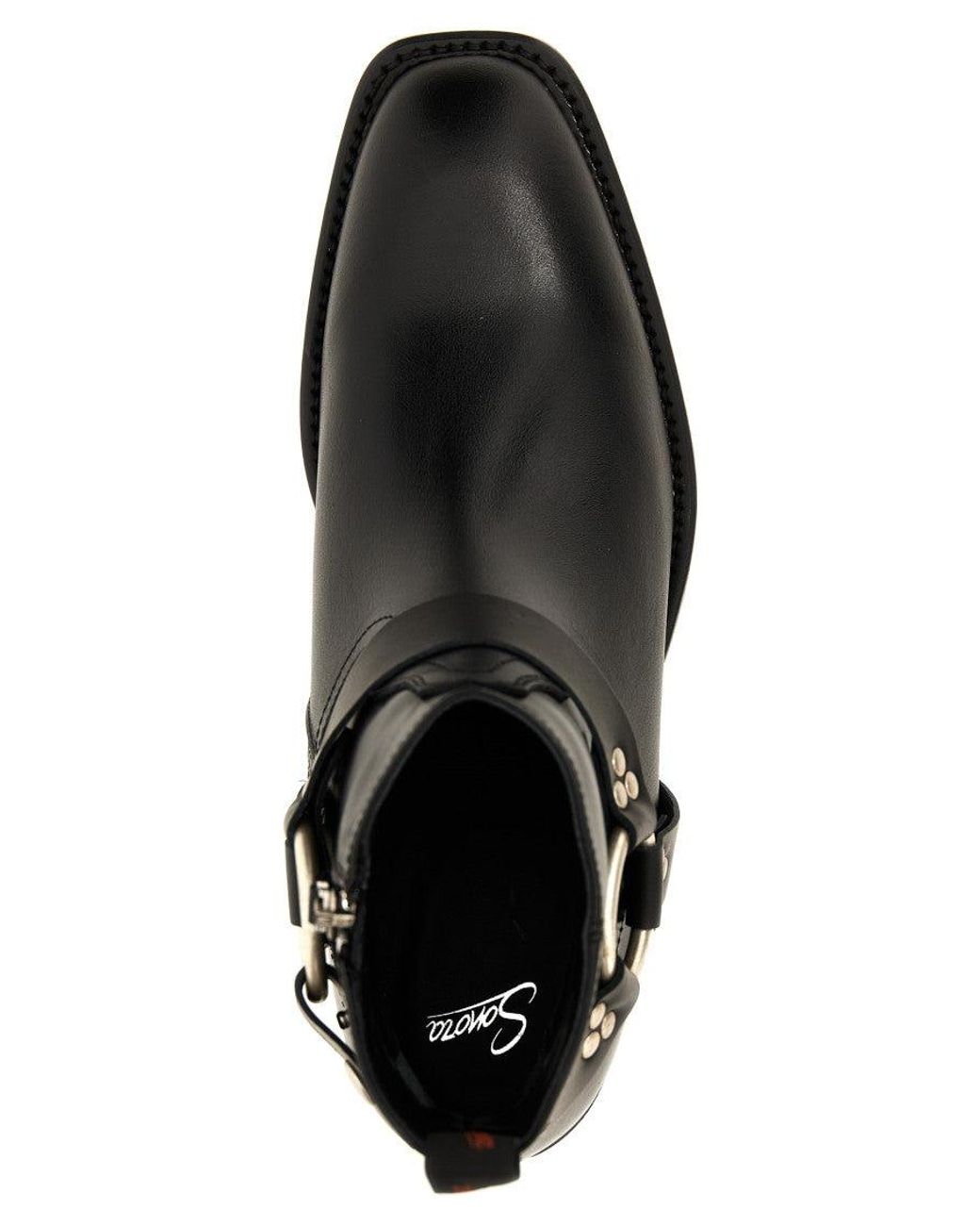 Sonora Boots Black Dulce Belt Ankle Boots