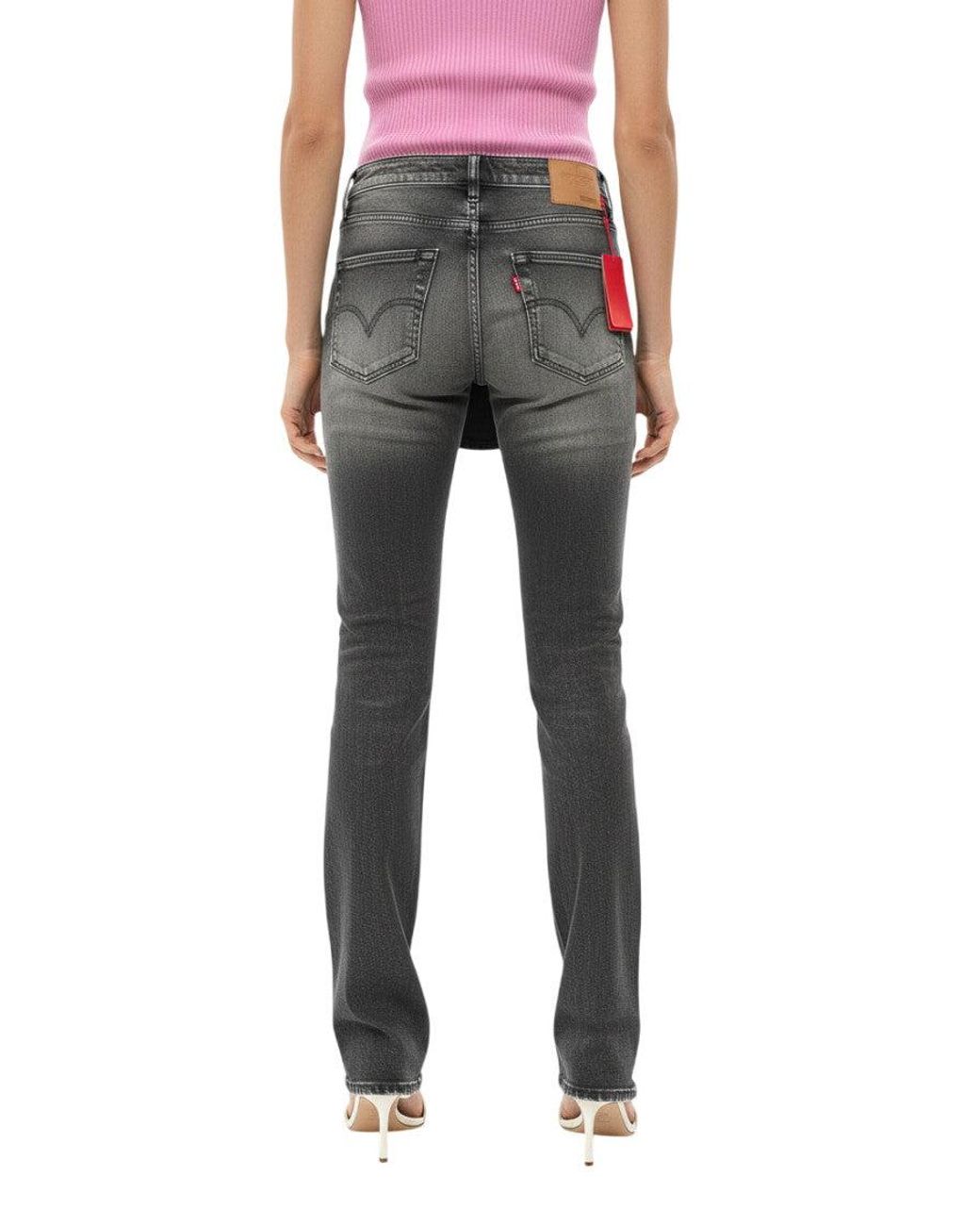 DIESEL Black Low Rise Jeans