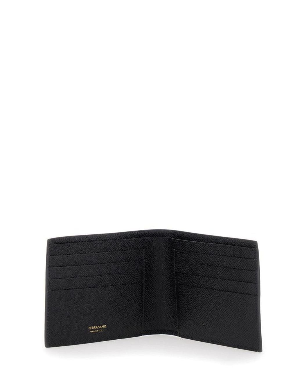 Ferragamo Black Logo Wallet for men