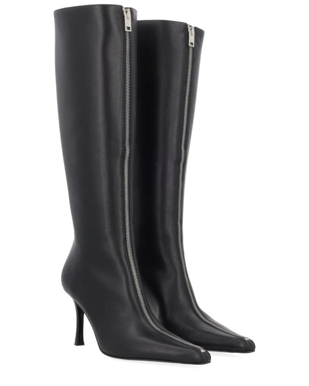 Alexander Wang Black Leather Boots