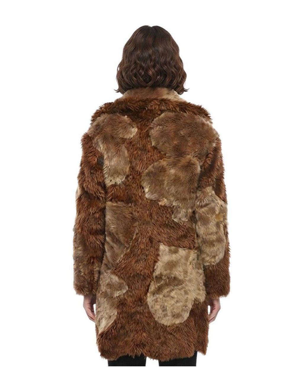 Stella McCartney Brown Notched Lapel Trench Coat
