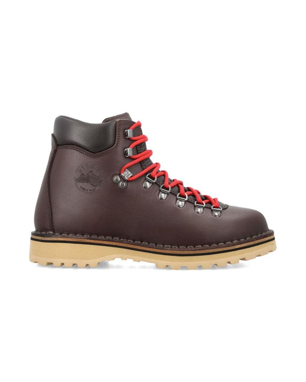Diemme Brown Roccia Leather Boots for men