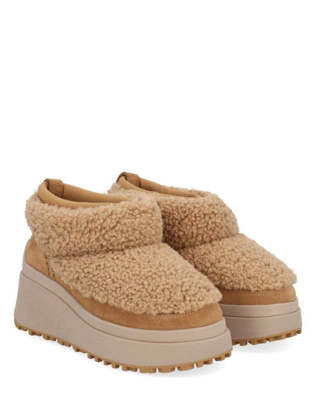 Ash Brown Textured Olympia Boots