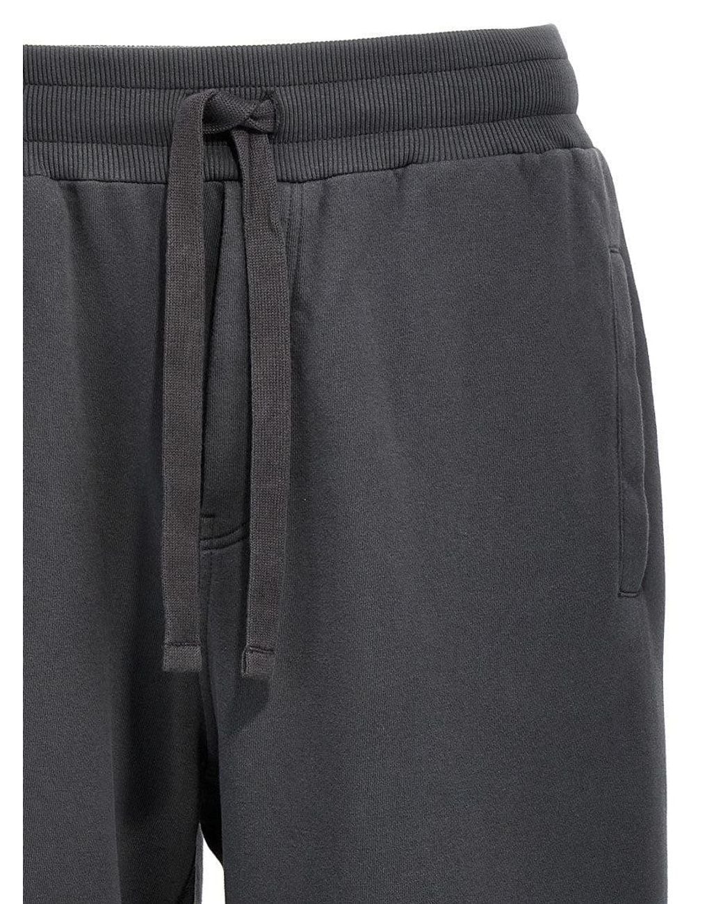 Dolce & Gabbana Gray Cotton Joggers for men