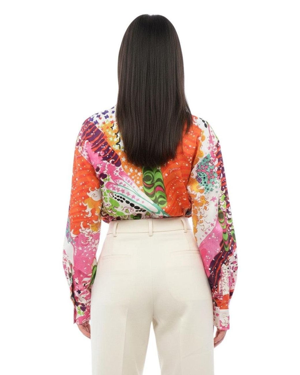 DSquared² Red Regular Abstract Shirt