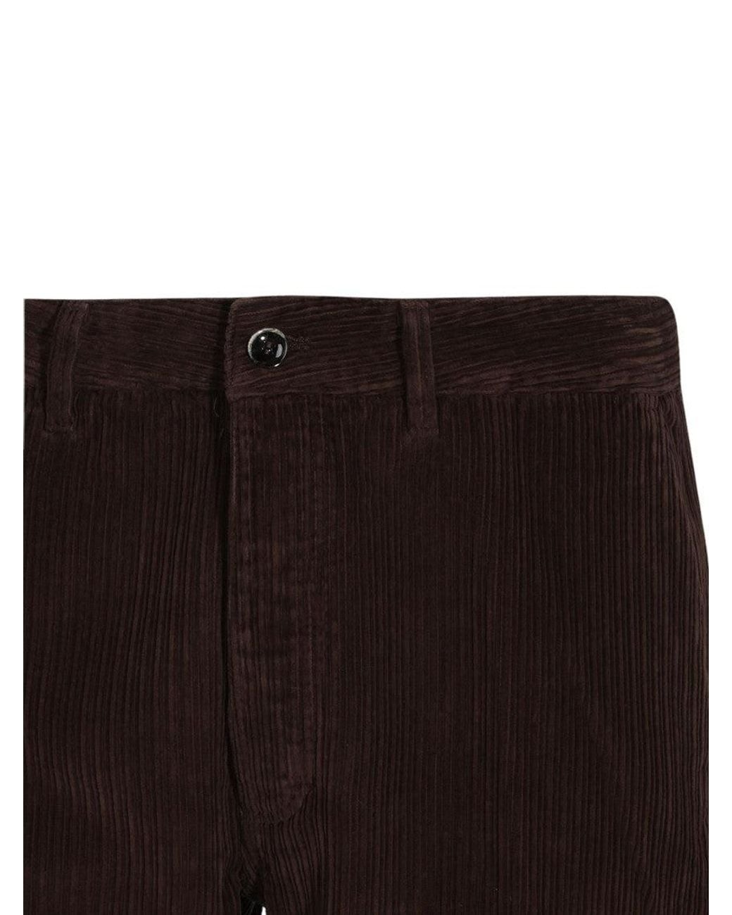 Nine:inthe:morning Black Dark Corduroy Trousers for men