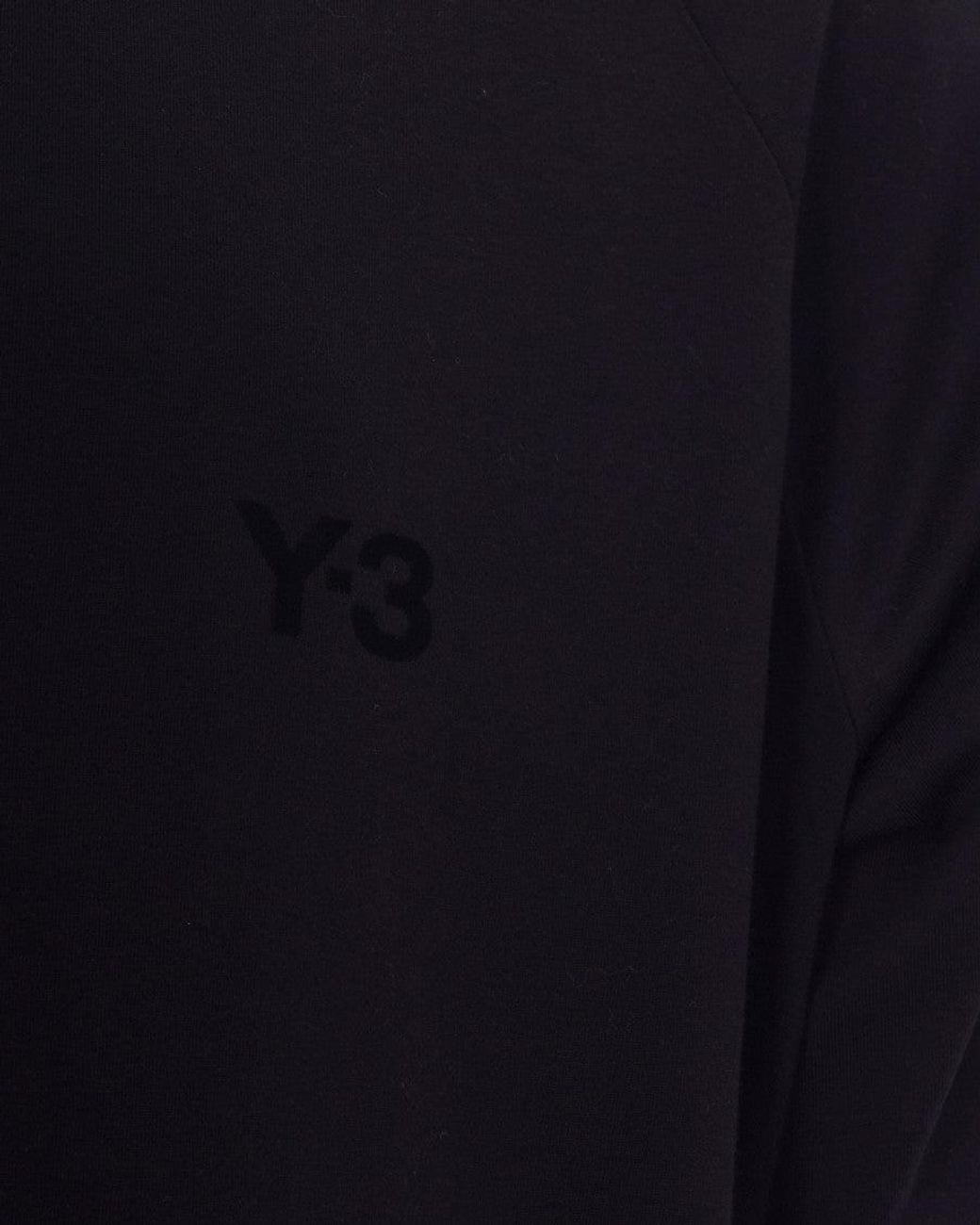 Y-3 Black Crew Neck T-Shirt for men