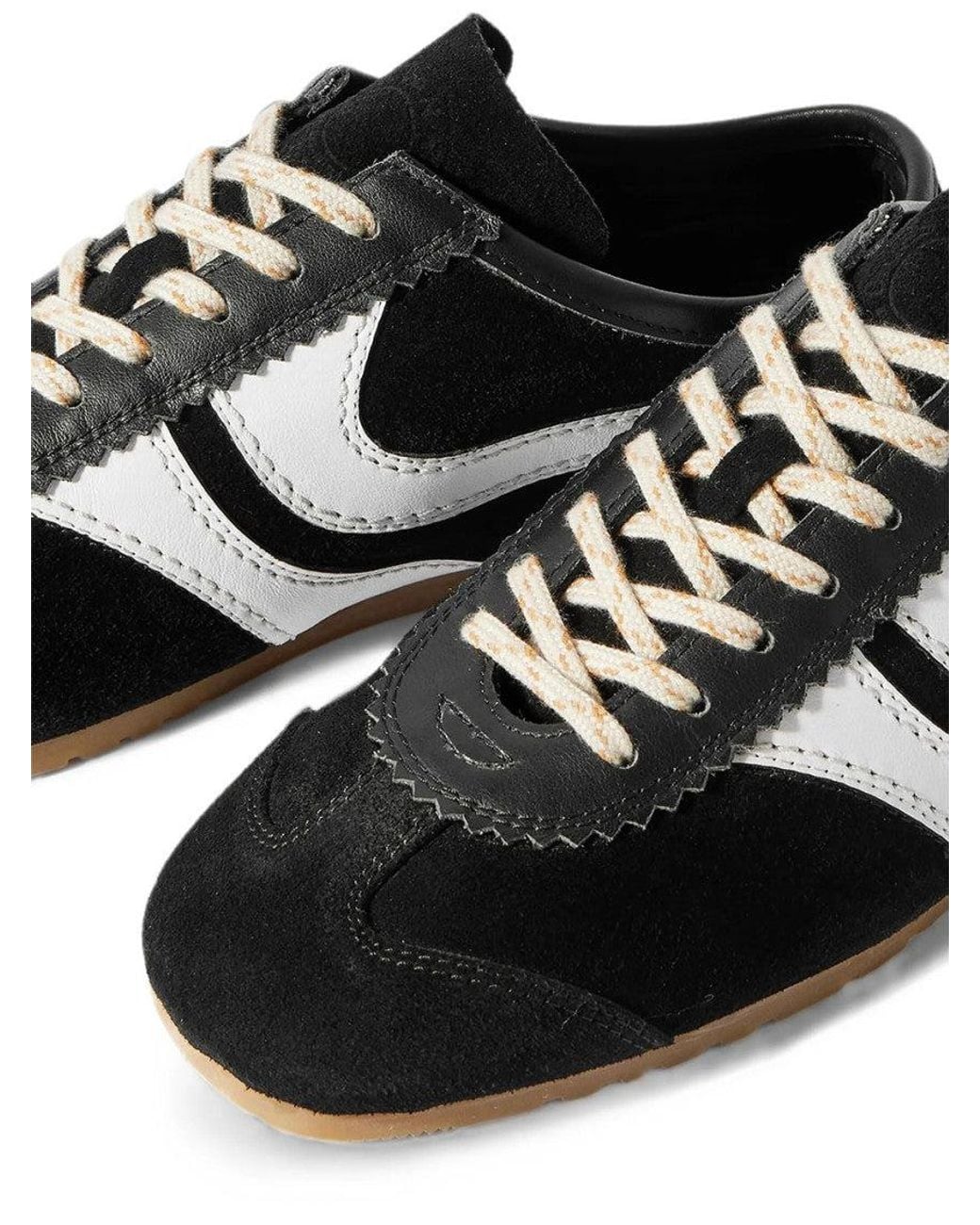 Dries Van Noten Blackwhite Color Block Sneakers for men