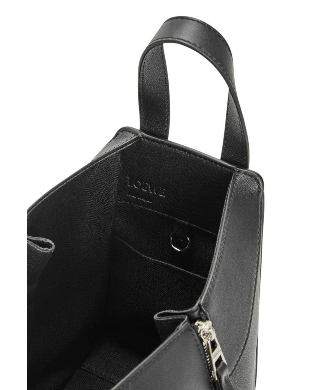Loewe Black Compact Hammock Mini Satchel