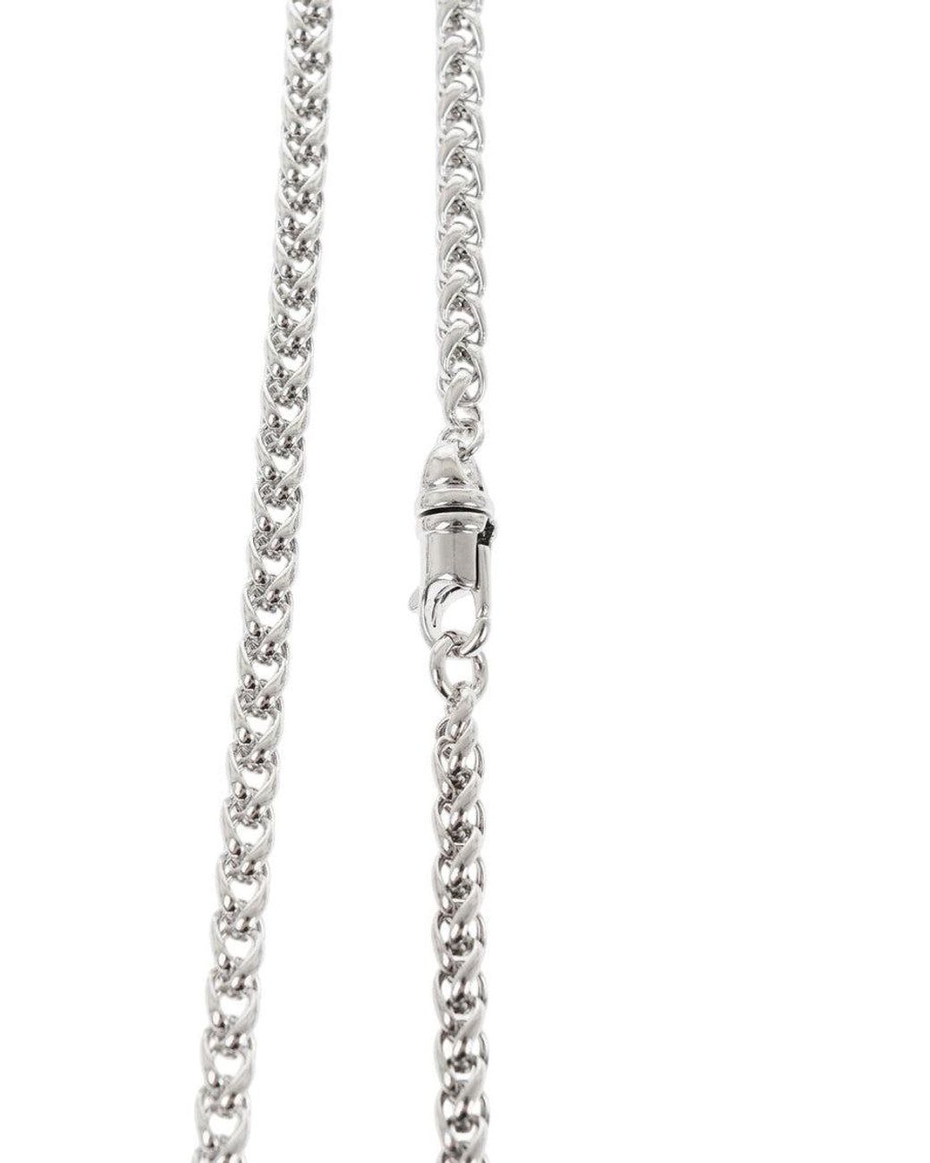 DSquared² White Flower Charm Necklace