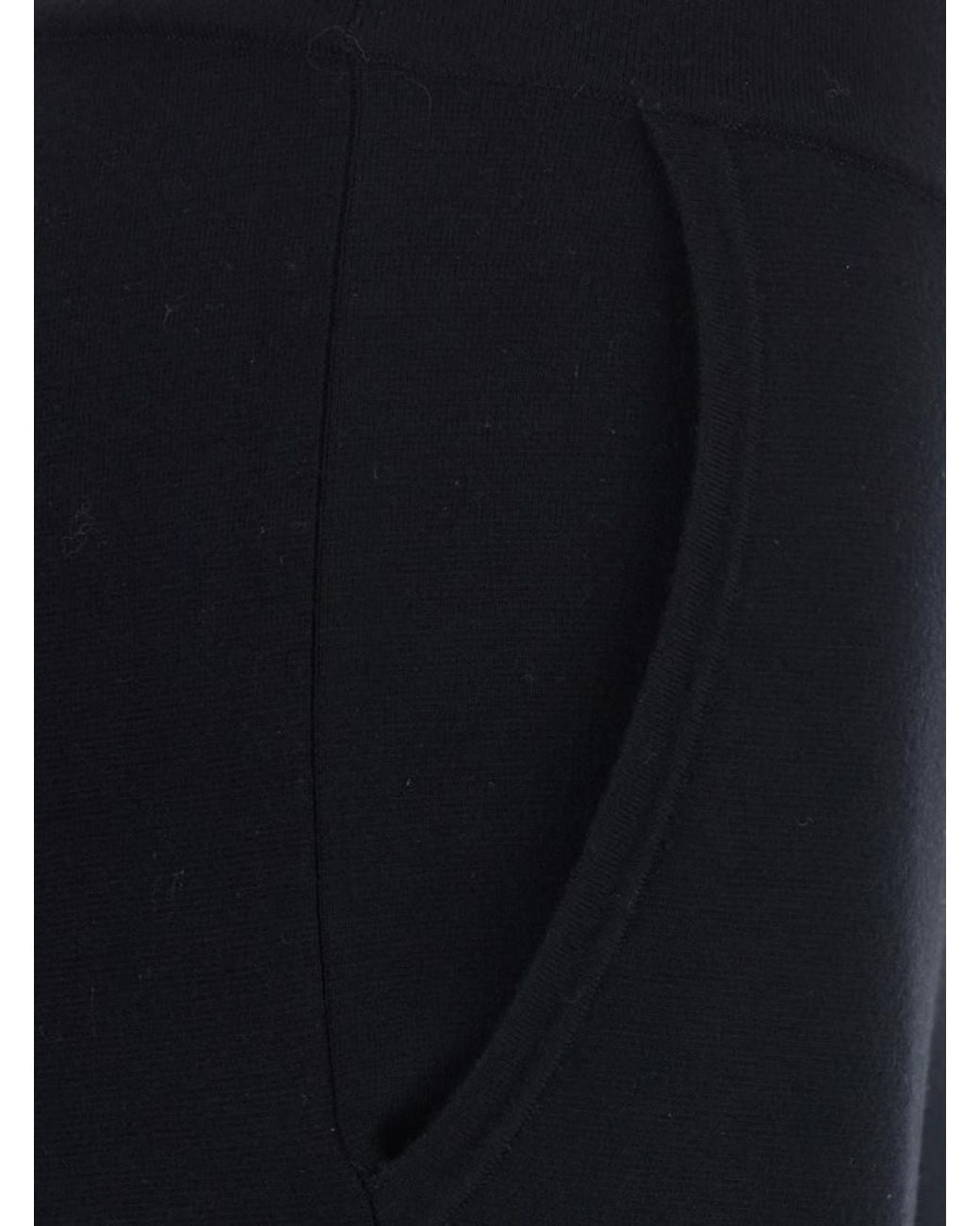 Max Mara Black Loose Elasticated Pants