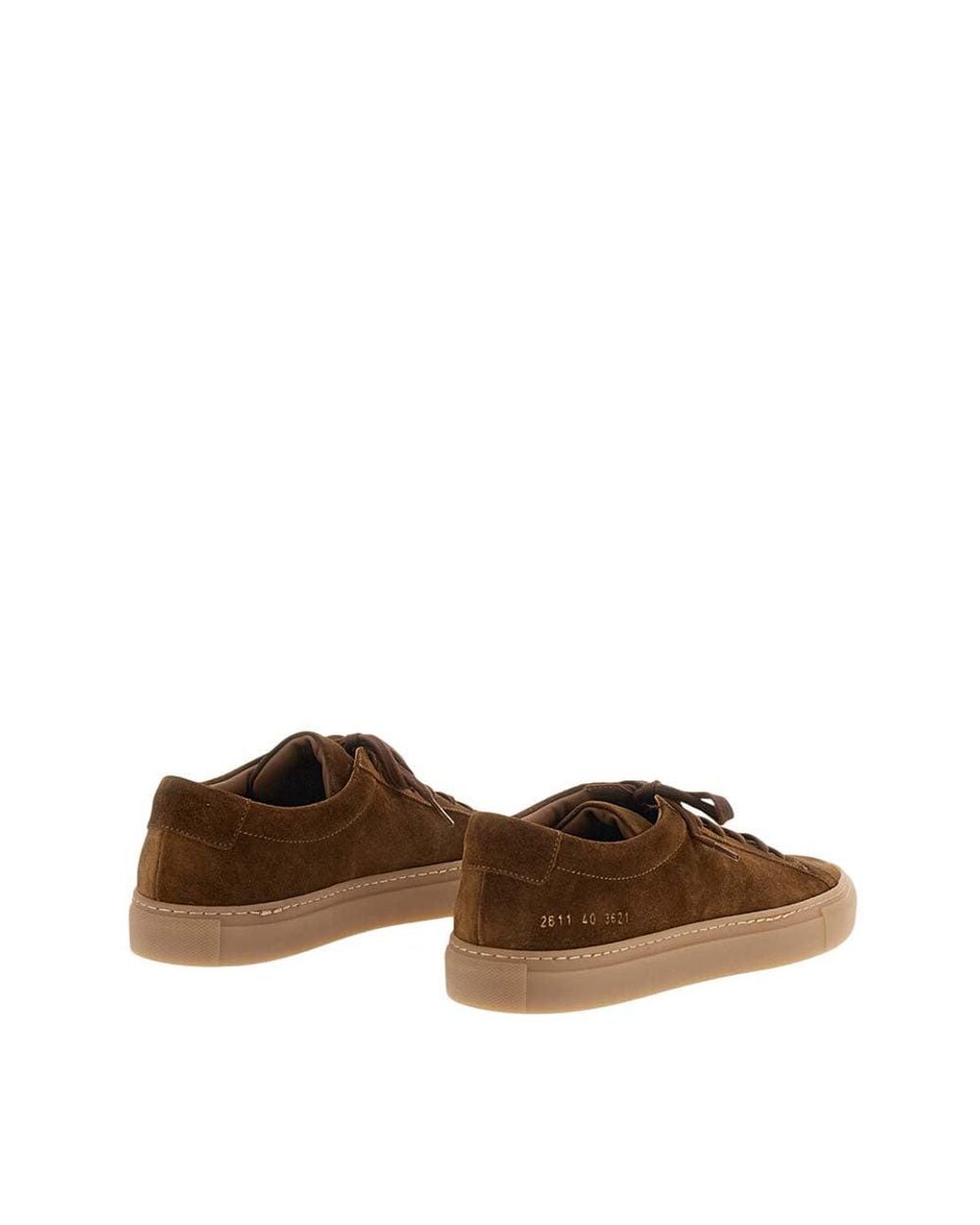 Common Projects Brown Dark Achille Premium Sneakers for men