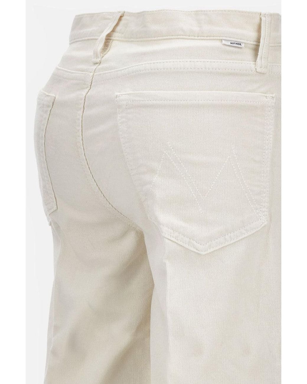 Mother White The Twister Sneak Jeans