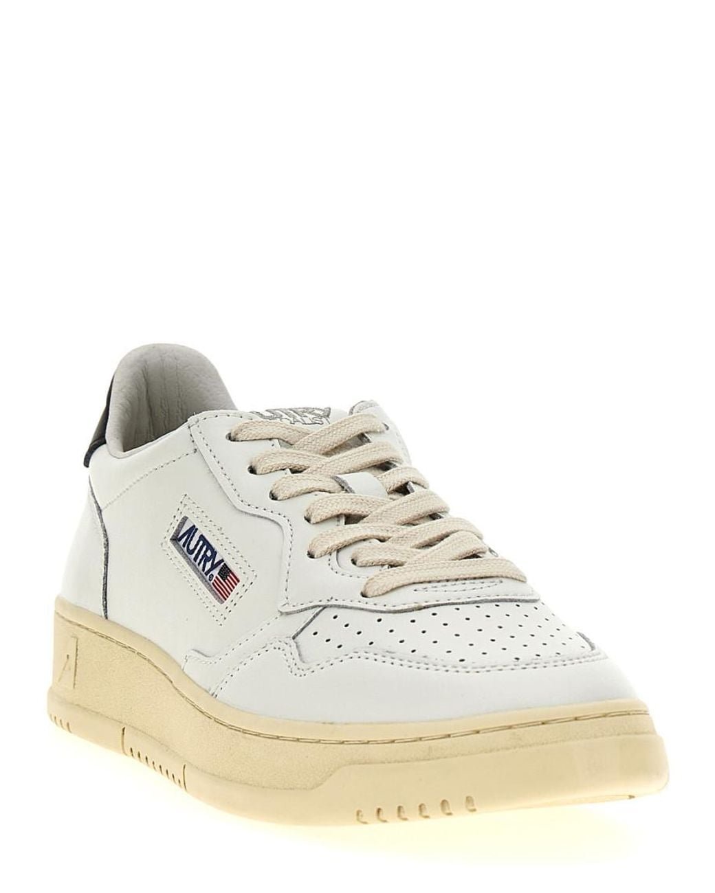 Autry White 'Medalist' Sneaker for men