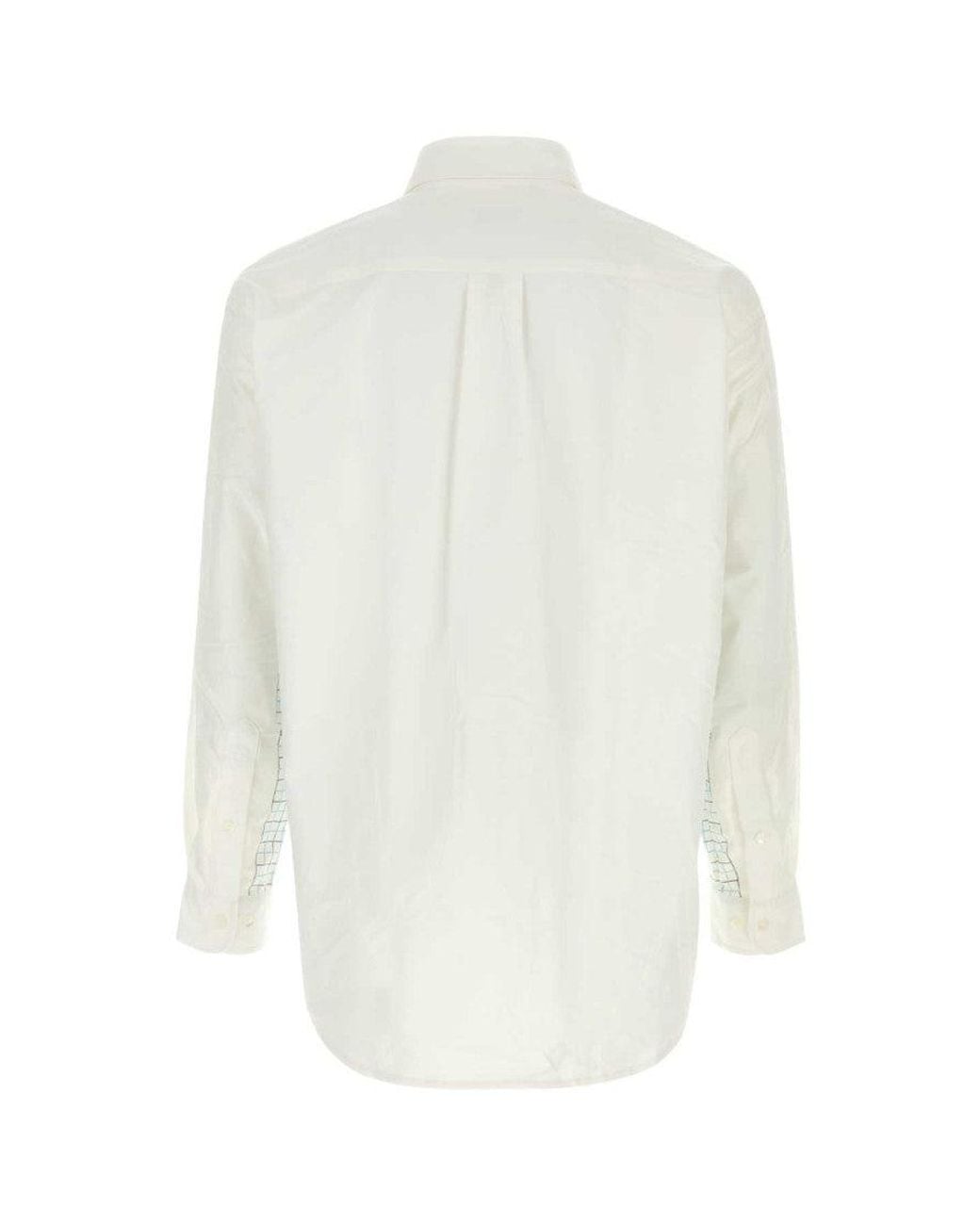 A.P.C. White Relaxed Solid Shirt for men