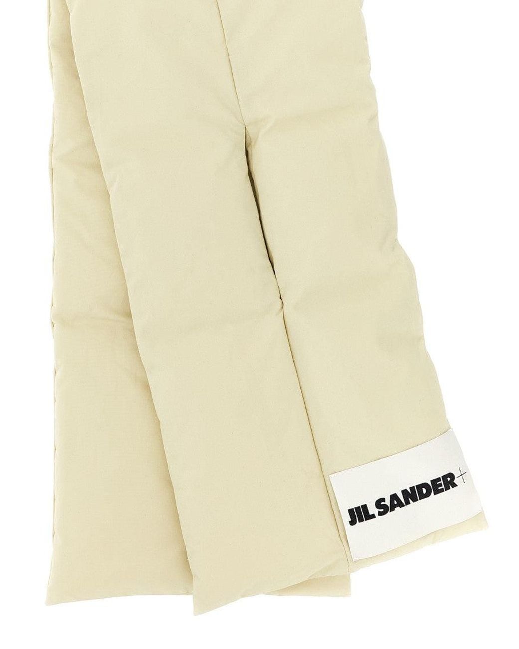 Jil Sander Natural Solid Muffler Scarf