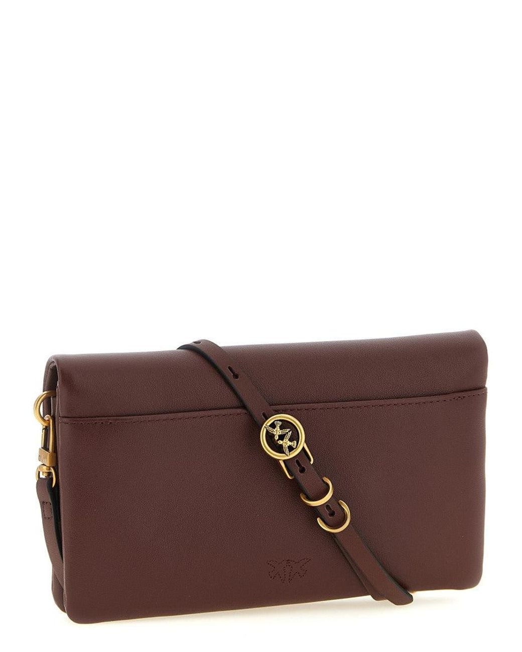 Pinko Purple Love Click Mini Crossbody Bag