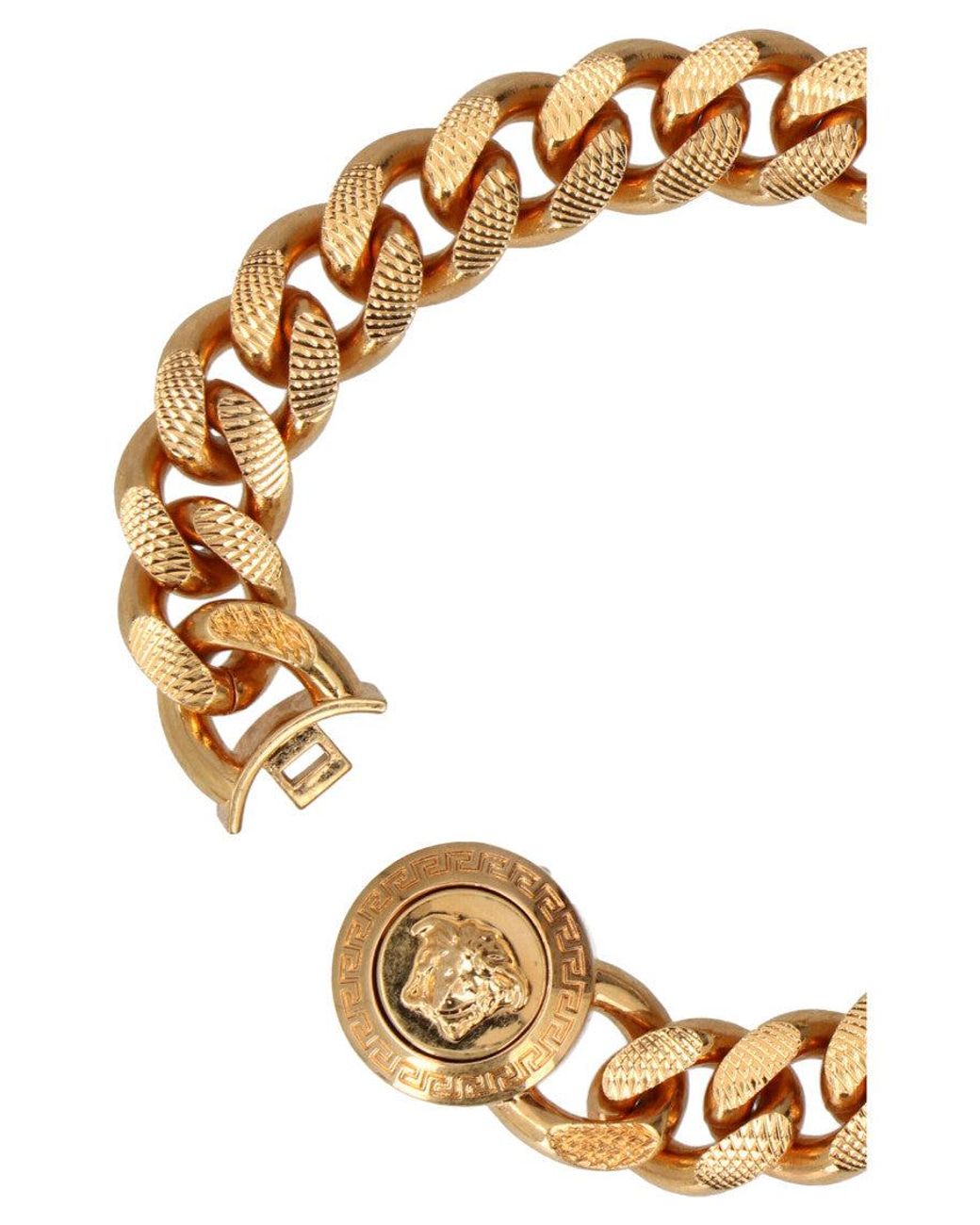 Versace Metallic 'Medusa Chain' Bracelet for men